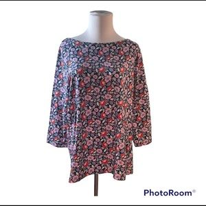 Talbots Floral Tee